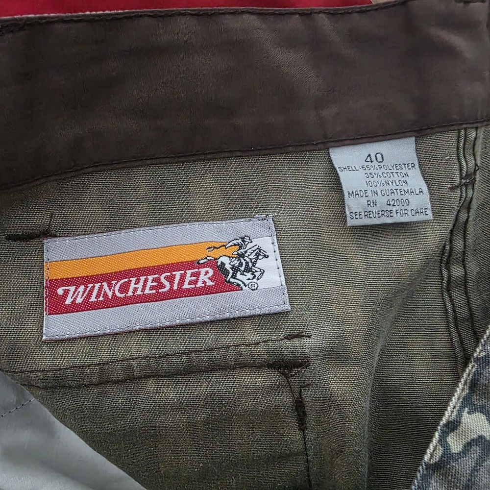 Winchester Camo Hunting‎ Pants Conceal Brush Guard Nylon Reinforced CAMO 40x32 - Picture 9 of 12